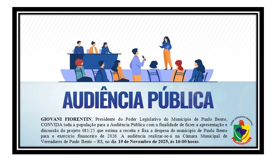 Convite para Audincia Pblica